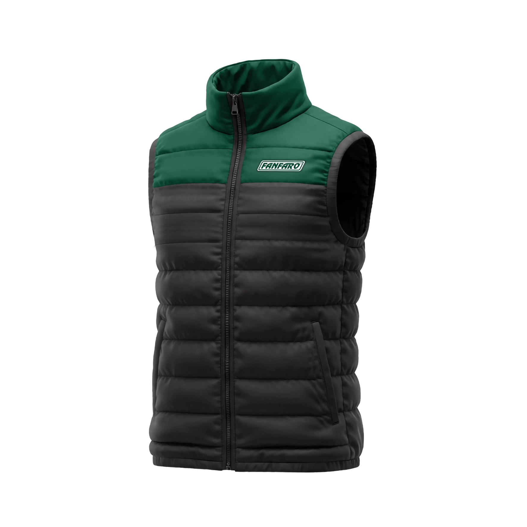 FF2581 FF Green/Grey Vest